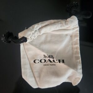Coach miniature New York Pouch Bag Drawstring Storage‎ Dust Bag maileg